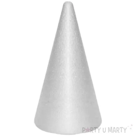 styropian stozek classic bialy aliga 25 cm 6 szt