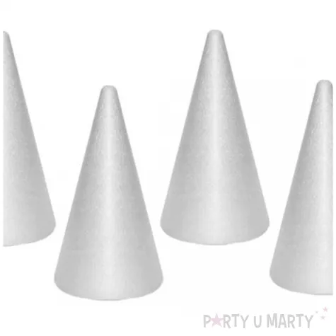styropian stozek classic bialy aliga 25 cm 6 szt