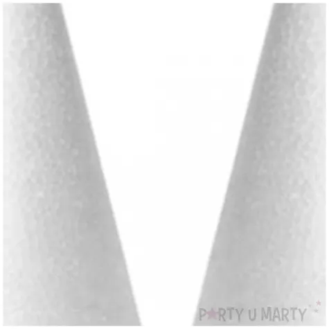 styropian stozek classic bialy aliga 30 cm 2 szt