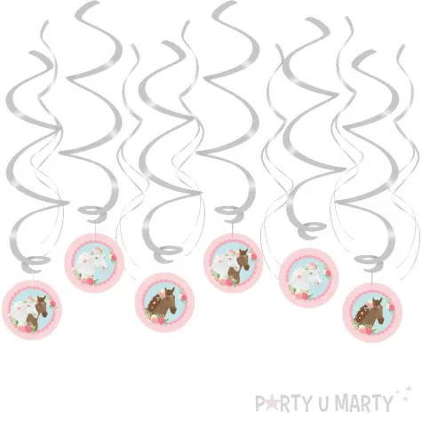 swiderki konie pd horses pd party 12 szt