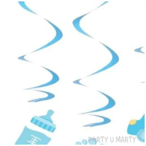 swiderki wiszace baby boy niebieski godan 4 szt