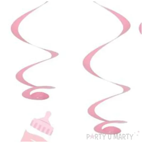 swiderki wiszace baby girl rozowy jasny godan 60 cm 4 szt