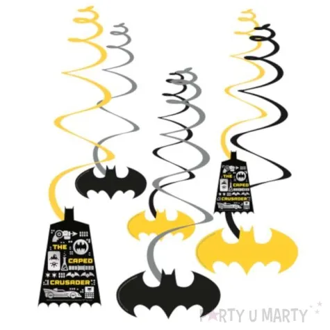 swiderki wiszace batman amscan 6 szt