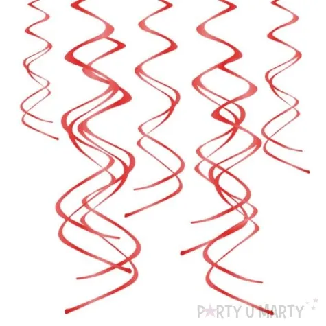 swiderki wiszace classic czerwone partypal 60 cm 5szt