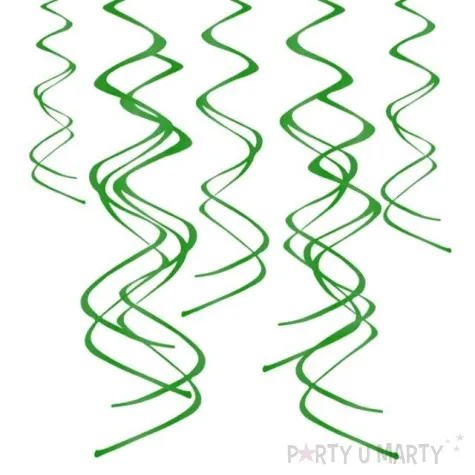 swiderki wiszace classic zielone partypal 60 cm 5szt
