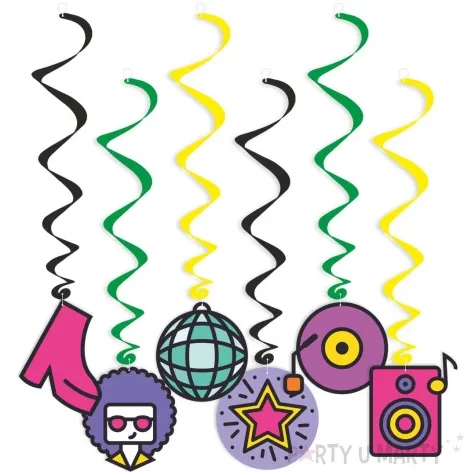 swiderki wiszace disco dancing mix 6 szt