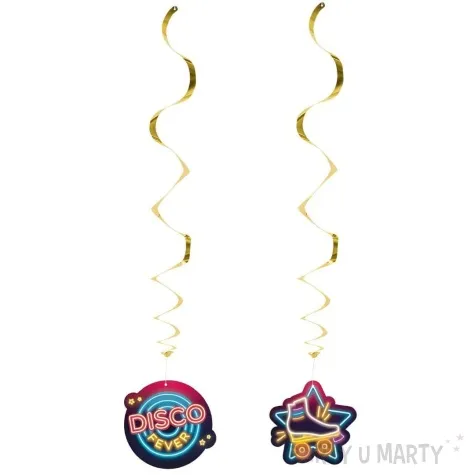 swiderki wiszace disco fever boland 85 cm 2 szt