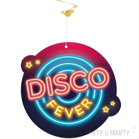 swiderki wiszace disco fever boland 85 cm 2 szt