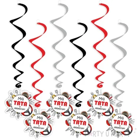 swiderki wiszace dzien ojca moj tata to debesciak mix 6 szt