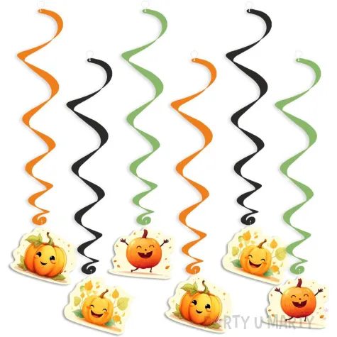 swiderki wiszace happy halloween swieto dyni mix 6 szt