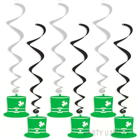 swiderki wiszace kapelusz swieto patryka mix 6 szt