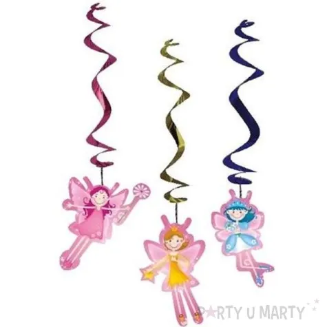 swiderki wiszace kolorowe wrozki godan 3 szt