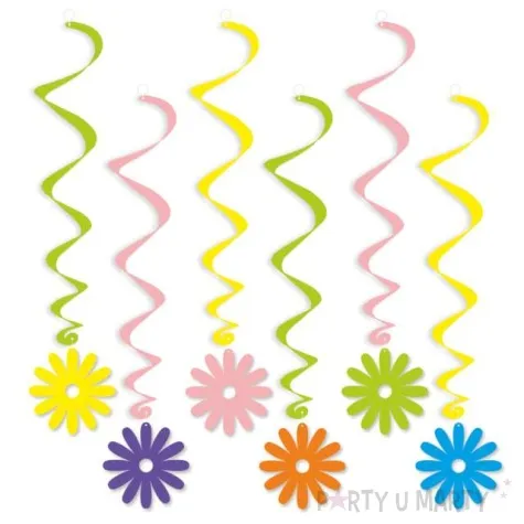 swiderki wiszace kwiatki stokrotki 6 szt