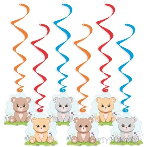 swiderki wiszace mis i pastelki mix 6 szt