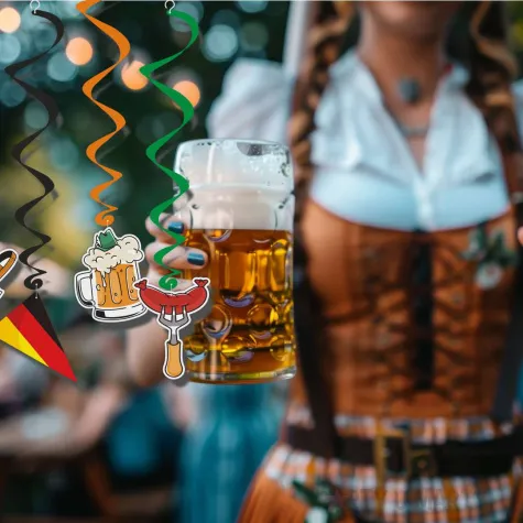 swiderki wiszace oktoberfest muzycznie mix 6 szt