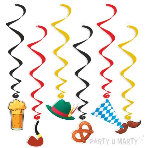 swiderki wiszace oktoberfest po bawarsku mix 6 szt