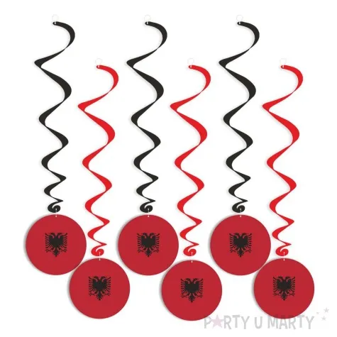 swiderki wiszace panstwa swiata albania 6 szt