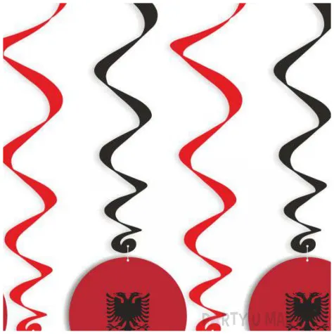 swiderki wiszace panstwa swiata albania 6 szt