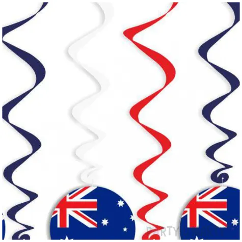 swiderki wiszace panstwa swiata australia 6 szt