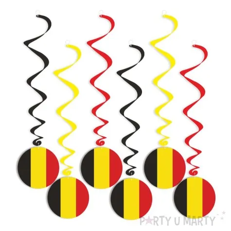 swiderki wiszace panstwa swiata belgia 6 szt