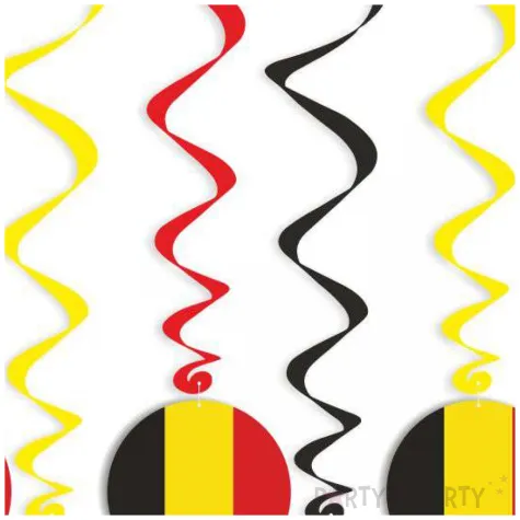 swiderki wiszace panstwa swiata belgia 6 szt