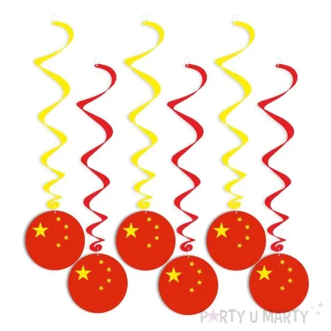 swiderki wiszace panstwa swiata chiny 6 szt