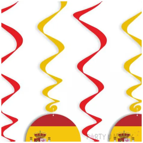 swiderki wiszace panstwa swiata hiszpania 6 szt