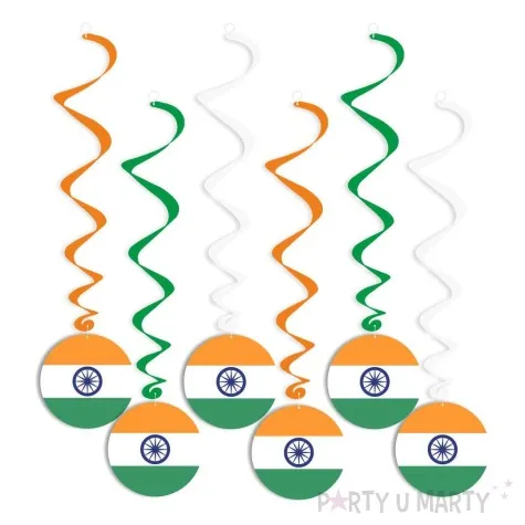 swiderki wiszace panstwa swiata indie 6 szt