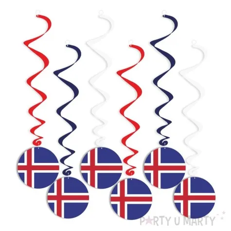 swiderki wiszace panstwa swiata islandia 6 szt