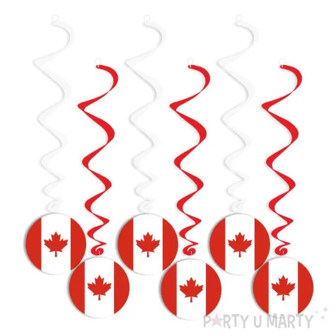 swiderki wiszace panstwa swiata kanada 6 szt