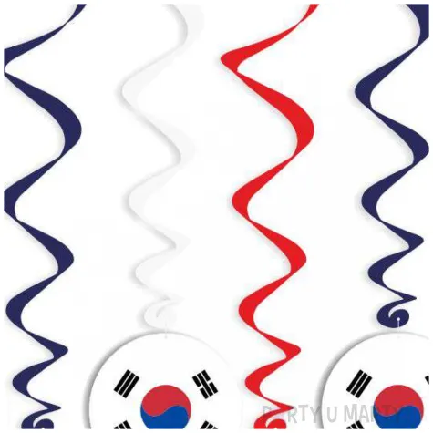 swiderki wiszace panstwa swiata korea poludniowa 6 szt