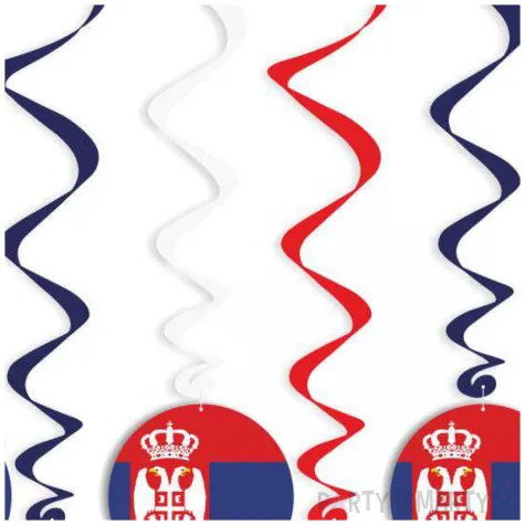 swiderki wiszace panstwa swiata serbia 6 szt