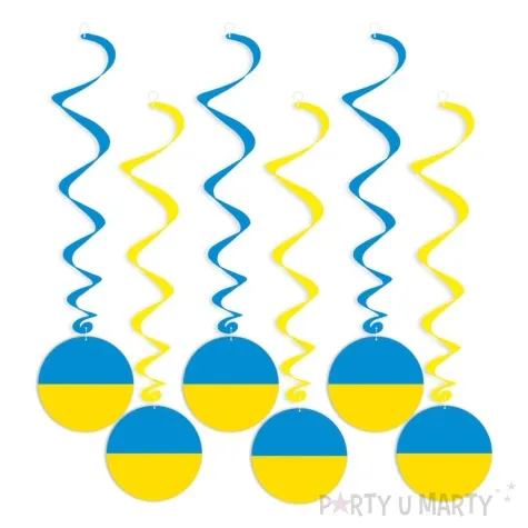 swiderki wiszace panstwa swiata ukraina 6 szt