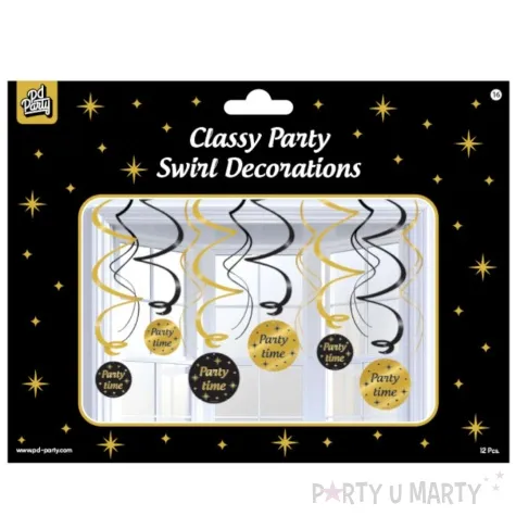 swiderki wiszace party time classy party 12 szt pd party