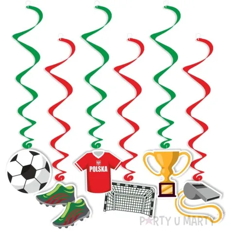 swiderki wiszace pilka nozna polska mix 6 szt