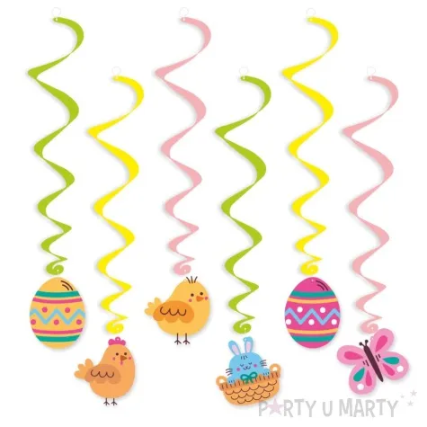 swiderki wiszace wielkanoc wiosenna radosc 6 szt