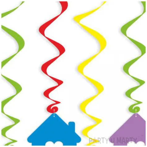 swiderki wiszace witaj w domu mix 6 szt