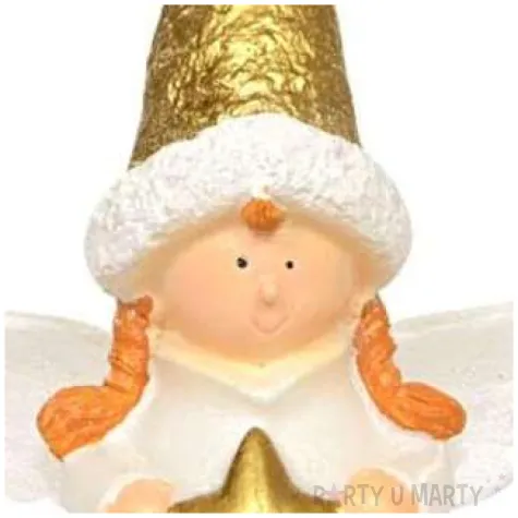 swieca aniolek biala adpal 150 mm