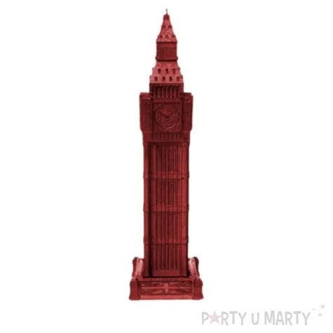swieca big ben xxl czerwony metalik candellana