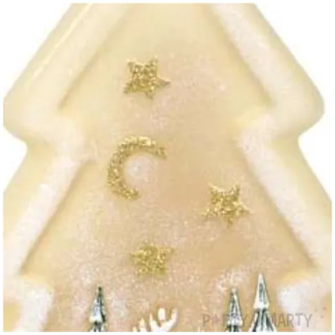 swieca choinka renifer kremowa adpal 170 140 mm