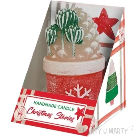 swieca christmas stories kaktus w doniczce bartek candles 80 mm
