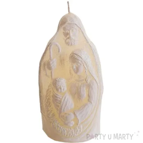 swieca christmas wonders jozef i maryja ecru bartek candles 75 mm