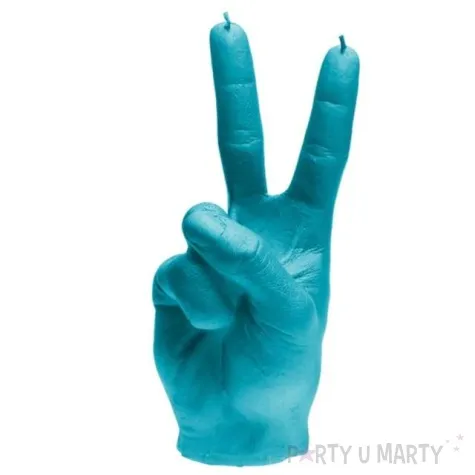 swieca dlon solidarnosc xxl blekitna candellana