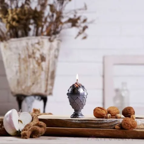 swieca jajo faberge stalowa candellana