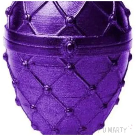 swieca jajo faberge xxl fioletowa candellana