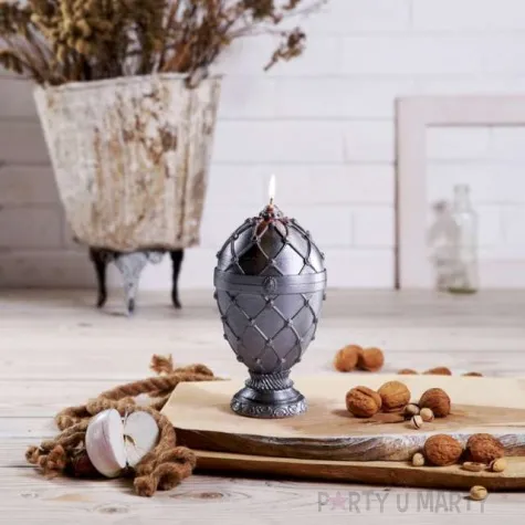 swieca jajo faberge xxl stalowy candellana