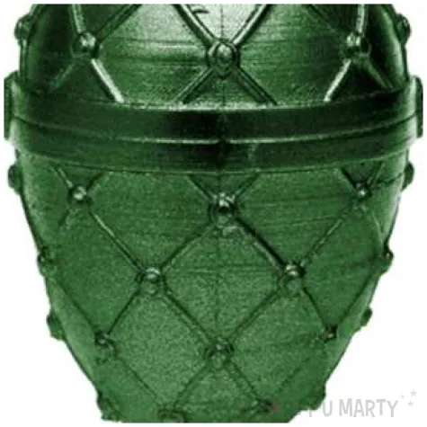 swieca jajo faberge zielona candellana