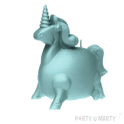 swieca jednorozec mietowy perlowy candellana