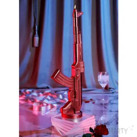 swieca kalasznikow xxl czerwony metalik candellana