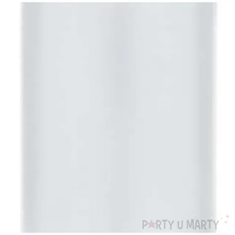 swieca klubowa matowa biala 12 cm 6 szt